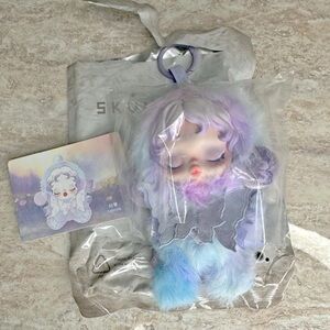 Pop Mart Skull Panda Doll Keychain - Lightning